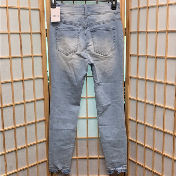 Free People Wild Child Havana Blue Jeans - Picture 8 of 11